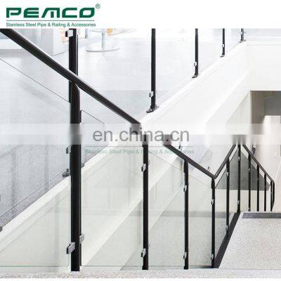 New Design Exterior Black Terrace Baluster Balustrade Ss Inox Modern Deck Railing photo-3