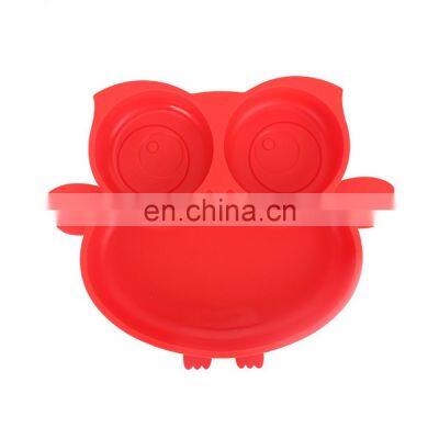Dinner Plate Household Silicone Dinner Plate Tableware for Kids photo-4