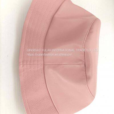 Women's Faux Leather Bucket Hat photo-4