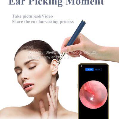 Medical Hd Camera Wifi Visual Otoscope Ear Wax Cleaner Wireless Ear Spoon Ear Care Tool Earpick