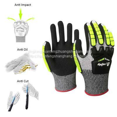 Hand Protection 13G Hppe Fiber Edge High Impact Glove