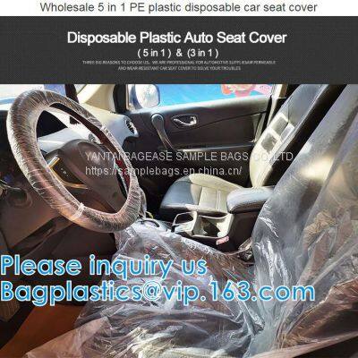 Biodegradable Compost Car Floor Mat Auto Disposable Steering Wheel Seat Cover Interior Accessories Steering Tire Bags photo-5