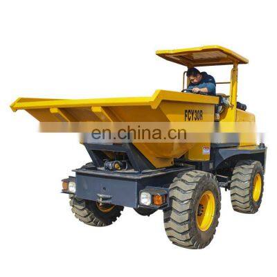 Mini Site Dumper 3ton Hydraulic Site Dumper Price Transporter Mini Truck Mine Dump Truck