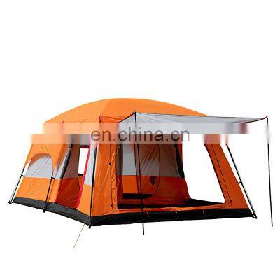 two room extra large outdoor camping tents 4 8 persons waterproof outdoor family luxury big camping tent