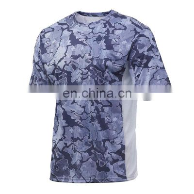 Streetwear OEM Custom Logo Mens High quality Blue Velvet Polo Shirts Summer Short Sleeve Turndown Rib