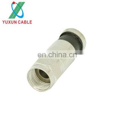 F Type Compression Connector For RG6 RG59