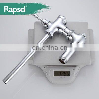 Quality Assurance Induction Delay Toilet Urinal Flush Valve Wall-mounted Button Delay Flush Toilet Valve photo-4