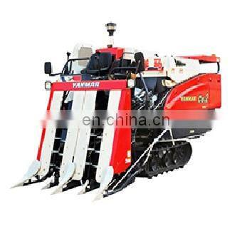 Japanese YM AG600A agriculture combine harvester machine rice cutter YM half-feed rice combine harvester