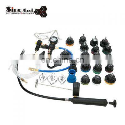 28 Pcs Water Tank Leak Detector Car Universal Radiator Pressure Tester /Cooling System Pressure Test Kit photo-2