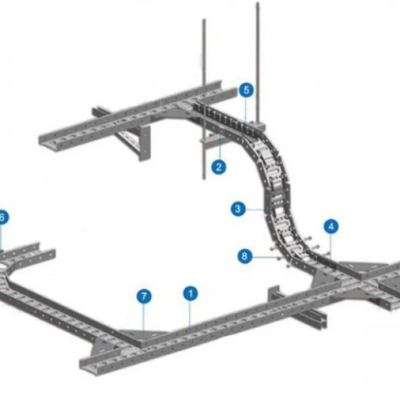 Standard Gi Galvanized Steel Metal Perforated Cable Tray photo-3