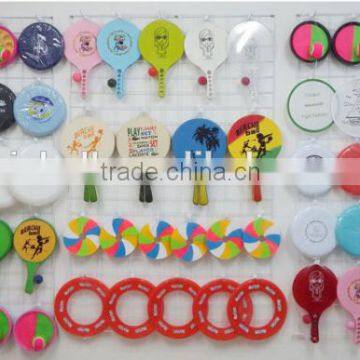 Summer Paddle Game Bat Set Beach Racket,Interesting Wooden Beach Bat and Ball Set,Promotional Wooden Beach Bat With Ball photo-2