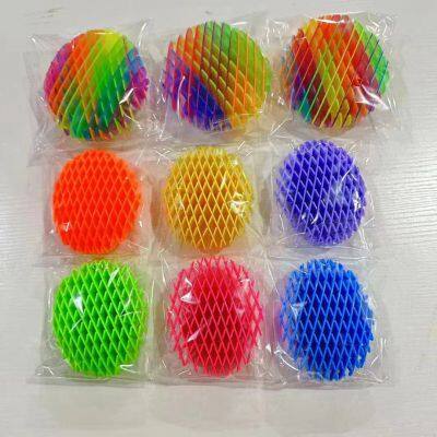 New 3D Printing Decompression Elastic Retractable Radish Net Cool Cure Boredom Elastic Ornaments Creative Toys photo-5