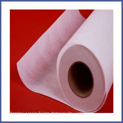 Non woven fabric for filtering liquids