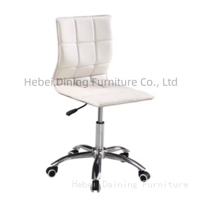 PU Leather Dining Chair With Swivel Wheel DC-U69AF