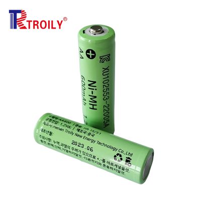 TROILY Ni-MH rechargeable battery AA600mAh1.2V KC marked