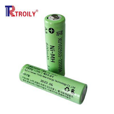 TROILY Ni-MH Rechargeable Battery AA600mAh1.2V KC Marked