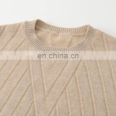 Basic O-Neck Jumper 12GG Solid Color 100% Soft Cashmere Pullover for Women Winter Casual Style photo-4