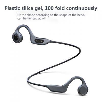 Bone Conduction Wireless Bluetoth Headset Stereo 5.0 Waterproof Sports Running Headset