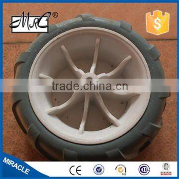 CHINA Hot Small 4 Inch Rubber Wheel Solid Wheel Baby Cart Wheel photo-3