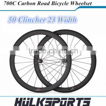 Disc Brake Carbon Wheels carbonn bicycle clincher wheel full carbon rims 700c clincher wheelsets for bicycle