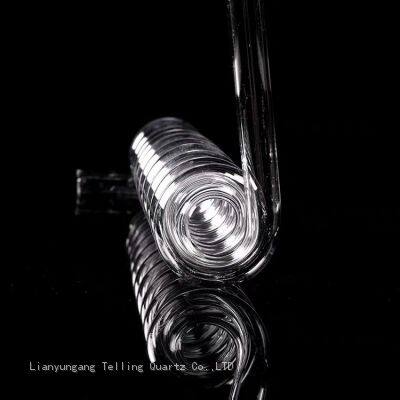Customized Spiral Quartz Glass Tube photo-2