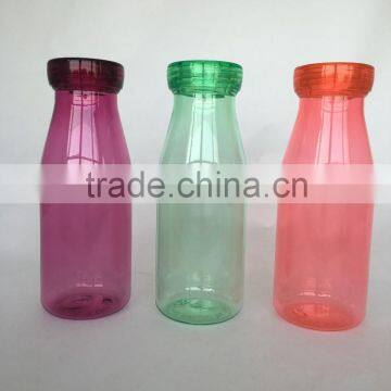 true color non-transparent Single wall plastic drinking water mug with straw