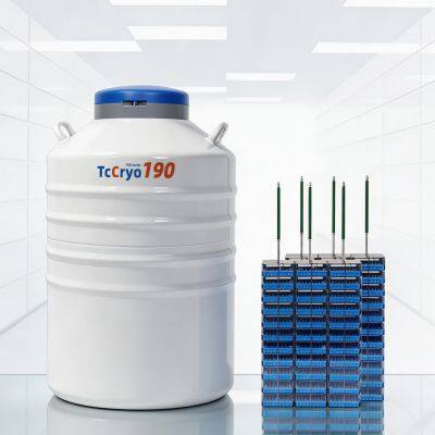 TcCryo 190L резервуар для жидкого азота, поставщики криогенных морозильников, оптовая цена