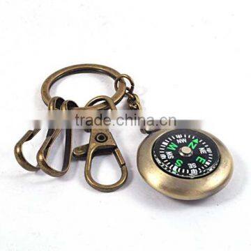 COMPASS HIGH QUALITY Metal Keychain PROMOTION Alloy Compass Keychain photo-2