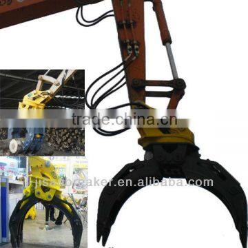 solid JCM excavator clamps,JCM excavator grab,rotating grapple