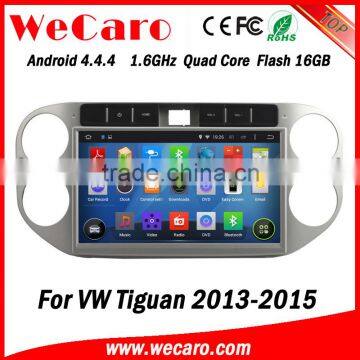 Wecaro 10.1" WC-VT1013 Android 4.4.4 car stereo 1024 * 600 for vw tiguan android WIFI 3G 16GB Flash 2013 2014 2015