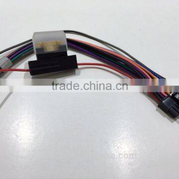 2 Rows x7 Pin Black 2.54 Pitch Connector Connection with 5A Fuse Wire Harness