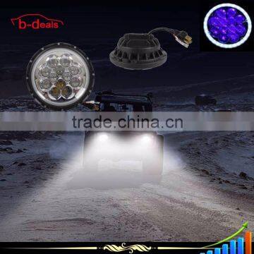 7 Inch Round Halo Headlights Led LED Sealed Beam High/low Halo Ring for Jeep Headlight photo-4