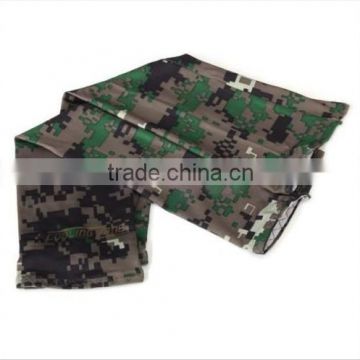 Green Camouflage UV Sun Protection Arm Sleeve Golf Driving Cycling Outdoor Sport