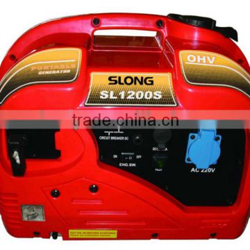 Suitcase camping mini gasoline silent generator 1kw