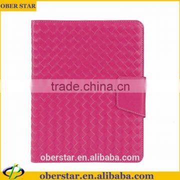 Weave Leather Case Tablet Accessories Cover For iPad 2 3 4