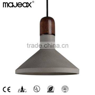 Modern Hanging Cement Color Pendant Lamp photo-2
