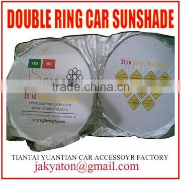 tyvek car sunshade fold car sunshade ring car sunshade car sun shade car sun visor car accessories