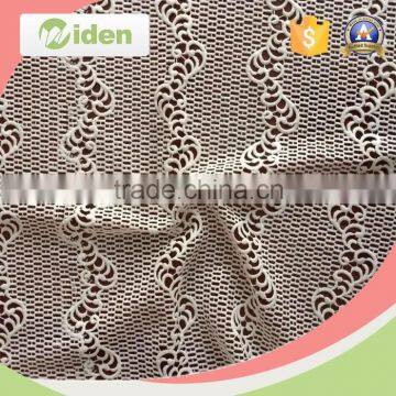 New arrival embroidery milky poly chemical heavy lace fabric                        
                                                                                Supplier's Choice