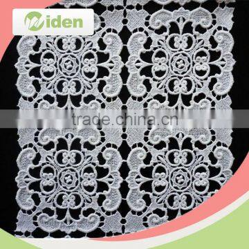 Free sample available cotton embroidery lace geometric pattern chemical lace fabric                        
                                                                                Supplier's Choice