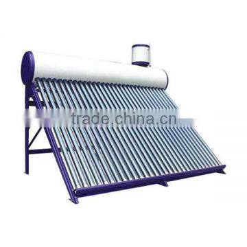 30 evacuated tube compact low pressure water solar heater