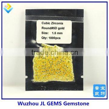 pefect cutting diamond gold (cubic zirconia) cz factory price