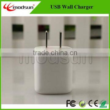 White USB Wall Charger Flat USB Home Charger