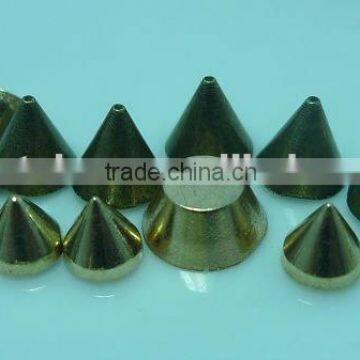 New copper spike cone studs