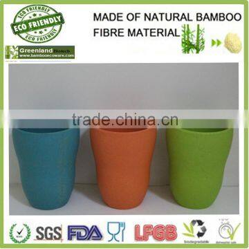 fresh color bamboo fibre tumbler,new design water cup,eco-friendly mug