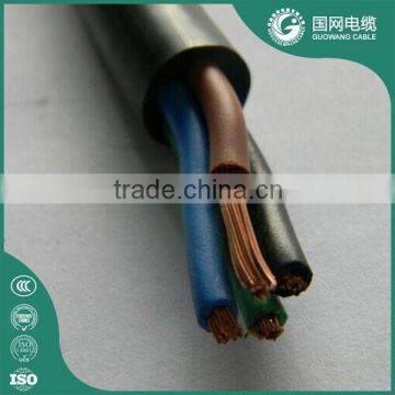 High standard 3 core 450/750v rubber cable