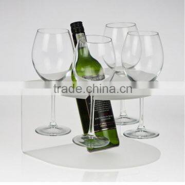 Frosted Acrylic Wine Bottle Holder