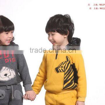 Animal printed kids clothes suits dress designs/kids apparels suppliers