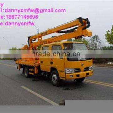 DongFeng crew cab 3 Knuckle arm 12-16 meter High-altitude Operation Truck