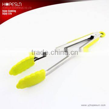 HS-FT050 Popular silicone scissor tongs 12inch