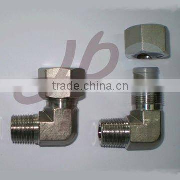 90 elbow connector hydraulic hose fitting